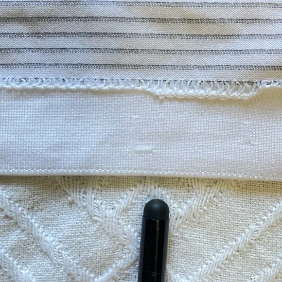 Lululemon Evolution Short Sleeve Polo Slim Fit Mens Large Pinstriped - Picture 10 of 10